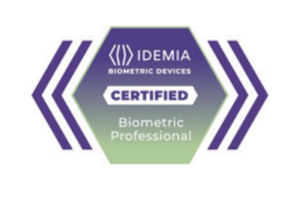 Certificado Idemia Profesional Biométrico , membresía de 2 años con acceso al módulo de ventas 24/7 a la plataforma de aprendizaje de dispositivos biométricos de IDEMIA.