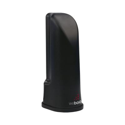 Antena de escritorio tipo cilindro color negra. Cubre las bandas de frecuencia celular. Especial para amplificadores y dispositivos celulares 4G y 3G. Con 1.52 m de cable RG-174 y con conector SMA macho.
