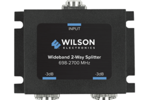 Divisor de potencia de 2 vías para la distribución de señal a dos antenas de servicio | 3 dB de pérdida por puerto | Conectores F hembra