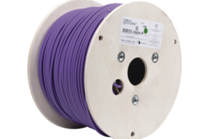 Bobina de Cable Blindado F/UTP de 4 Pares, Z-MAX, Cat6A, Soporte de Aplicaciones 10GBase-T, LS0H (Libre de Gases Toxicos), Color Violeta, 305m