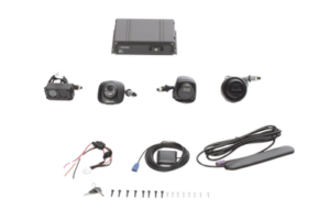 Kit DVR Móvil 1080P / Incluye 4 Cámaras TURBOHD / Soporta 4G / GPS / Soporta Memoria SD