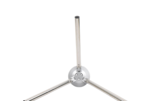 Plato giratorio con brazos para torniquetes AccessPRO serie AP1000, AP2000, AP2002