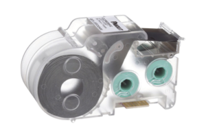 Casete de 150 Etiquetas Adhesivas, Para Identificación de Marcadores de Cable, Rack o Gabinetes, 50.8 x  25.4 mm, Color Blanco