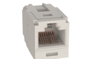 Módulo Acoplador RJ45 a RJ45, Mini-Com, Categoría 6, Color Blanco Mate