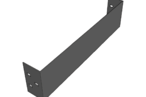 Placa de Cierre para Escalera de Aluminio / Peralte 3 1/4" / Ancho 12" / Incluye Tornillería