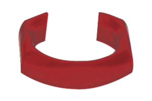 Clip de identificación para Patch Cord Siemon, Color Rojo, Bolsa con 25 piezas