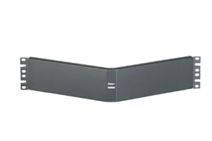 Tapa Ciega Para Rack Estándar de 19in, Angulado, de Acero, 2UR, Color Negro