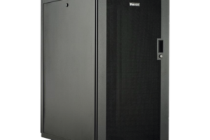 Gabinete Profesional de Telecomunicaciones, de Piso, 24 UR, 600 mm de Ancho y 1070 mm de Profundidad, Color Negro