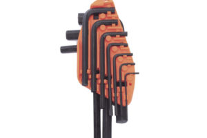 Juego de 10 Llaves Hexagonales (Allen) Milimétricas con Portallaves Plástico.