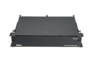 Panel de Distribución de Fibra Óptica, Acepta 12 Cassettes HD Flex™ y 144 Fibras por UR, Hasta, 2 UR