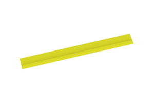 Tapa Con Bisagra a Presión Para Canaleta FiberRunner™ FR12X4YL6, de PVC Rígido, Color Amarillo, 1.8 m de Largo