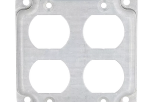 Cubierta de 4" para 2 Contactos Dúplex.