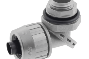 Conector Multi Posición de Nylon de 1/2" para Tubería Liquidtight Polytuff.