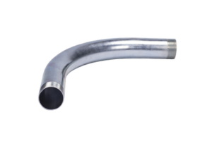 Codo de 90° de 1 1/2" (38mm) pared gruesa con rosca galvanizado etiqueta amarilla