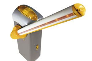 Kit de barrera GARD 4 con mástil Italiano / Izquierda y derecha configurable en campo / Incluye Iluminación LED Rojo/Verde / Pluma de 3.75 m / Cúpula con iluminación LED / Resorte Rojo CAME