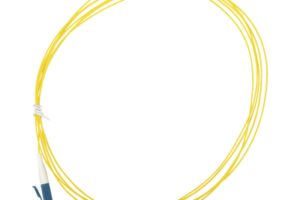 Pigtail de Fibra Óptica Monomodo LC/UPC, simplex de 2 metros