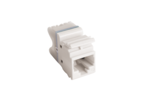 Jack MAX UTP Categoría 6, Estilo 110, Montaje Plano, Color Blanco