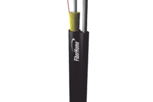 Kilómetro de Fibra Óptica Aérea Mini Figura 8, G.652D, Monomodo de 6 Hilos, Exterior, Span 80, Loose Tube