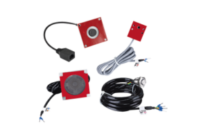 KIT de Accesorios para el modelo PA2F, incluye cámara, micrófono, parlante y botón, múltiples aplicaciones