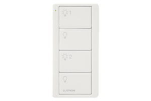 Control PICO 4 botones, 2 grupos, complemente con un atenuador o switch on/off