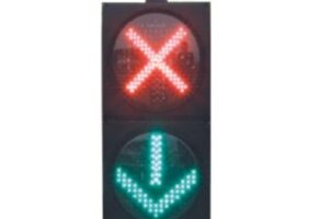 Semáforo Doble con Indicador Alto y Siga.