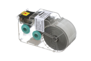 Casete de 225 Etiquetas Autolaminadas de 25.4 x 31.8 mm, para Cables de 3 a 7.1 mm de Diámetro, Área de Impresión Color Blanco