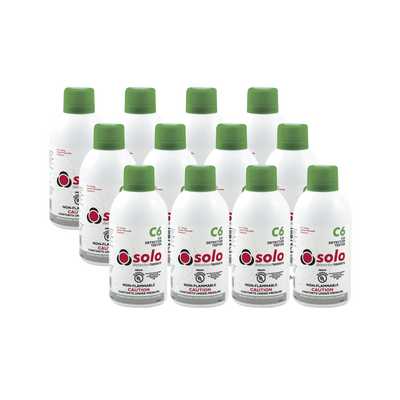 Paquete de 12 latas de gas genuino de monóxido de carbono CO de uso manual o en dispensadores SOLO-330/SOLO-332