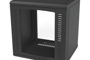 Gabinete para Montaje en Pared Cuerpo Fijo, con 12 Unidades de Rack, de 19in, Puerta de Cristal Templado, Fabricado en Acero
