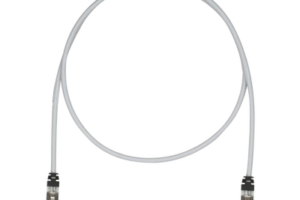 Patch Cord Cat6A, Blindado S/FTP, CM/LS0H, 15ft, Color Gris