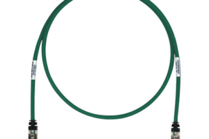 Patch Cord Cat6A, Blindado S/FTP, CM/LS0H, 17ft, Color Verde
