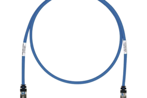 Patch Cord Cat6A, Blindado S/FTP, CM/LS0H, 2ft, Color Azul