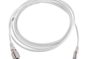 Patch Cord TERA Cat6A 1/10G Ethernet, de 4 pares y conector modular, LS0H, Color Marfil, 2m