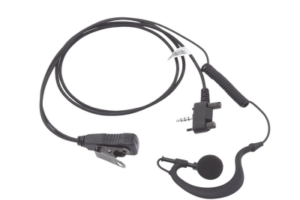 Micrófono de solapa con audífono ajustable al oído para VERTEX VX-160/ VX-231/ VX- 180/ VX-210/ VX-400