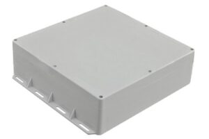 Gabinete Plástico para Exterior (IP65) de 300 x 300 x 90 mm Cierre por Tornillos.