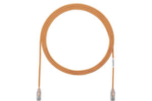 Cable de Parcheo TX6, UTP Cat6, Diámetro Reducido (28AWG), Color Naranja, 10ft