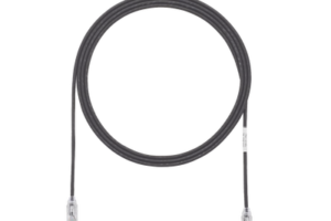Cable de Parcheo TX6, UTP Cat6, Diámetro Reducido (28AWG), Color Negro, 15 ft