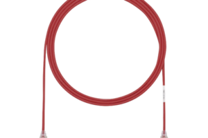 Cable de Parcheo TX6, UTP Cat6, Diámetro Reducido (28AWG), Color Rojo, 1ft