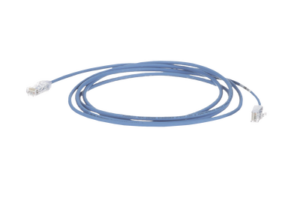 Cable de Parcheo TX6, UTP Cat6, Diámetro Reducido (28AWG), Color Azul, 30ft