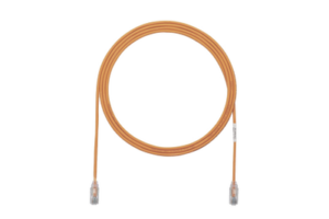 Cable de Parcheo TX6, UTP Cat6, Diámetro Reducido (28AWG), Color Naranja, 3ft