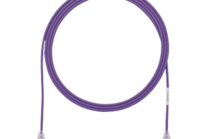 Cable de Parcheo TX6, UTP Cat6, Diámetro Reducido (28AWG), Color Violeta, 3ft