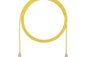 Cable de Parcheo UTP Cat6A, CM/LSZH, Diámetro Reducido (28AWG), Color Amarillo, 17ft