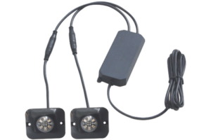 Par de Lámparas Ultra Brillantes con 6 LEDs cada una, Color Azul/Claro, Ideales para Vehículos Encubierto