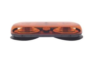 Mini Barra con 18 LED, Color Ámbar con Montaje Magnético de Succión