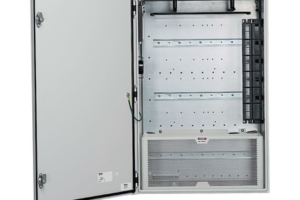 Gabinete de Zona de Instalación en Pared, Diseñado Para Dos Switches, Uso Industrial con Clasificación UL tipo IP66 y 4/12, Color Gris