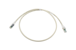 Patch Cord Z-MAX Cat6A S/FTP, CM/LS0H, 3ft, Color Gris, Versión Bulk (Sin Empaque Individual)