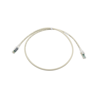 Patch Cord Z-MAX Cat6A S/FTP, CM/LS0H, 3ft, Color Gris, Versión Bulk (Sin Empaque Individual)