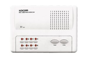 Sistema de intercomunicador manos libres para 8 extensiónes