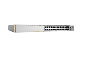 Switch PoE+ Stackeable Capa 3, 20 puertos 10/100/1000 Mbps + 4 x 100M/1G/2.5/5G-T + 4 puertos SFP+ 10 G, hasta 740 W, fuente redundante