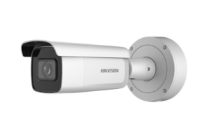 Bala IP 8 Megapixel (4K) / Lente Mot. 2.7 a 13.5 mm / 60 mts IR EXIR / Videoanaliticos / AcuSense / DarkFighter / Exterior IP66 / IK10 / WDR 120 dB / PoE+ / Entrada y salida de Audio y Alarmas