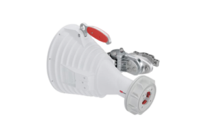 Antena asimétrica de 30° (30°H 20°V) 20.5 dBi tipo cuerno 5180-6000 MHz altamente eficiente, sin cables, sin perdidas, sin lóbulos listas para TwistPort